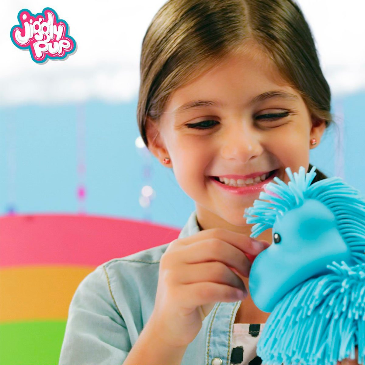 Інтерактивна іграшка Jiggly Pup Чарівний єдиноріг, блакитний (JP002-WB-BL) - фото 4
