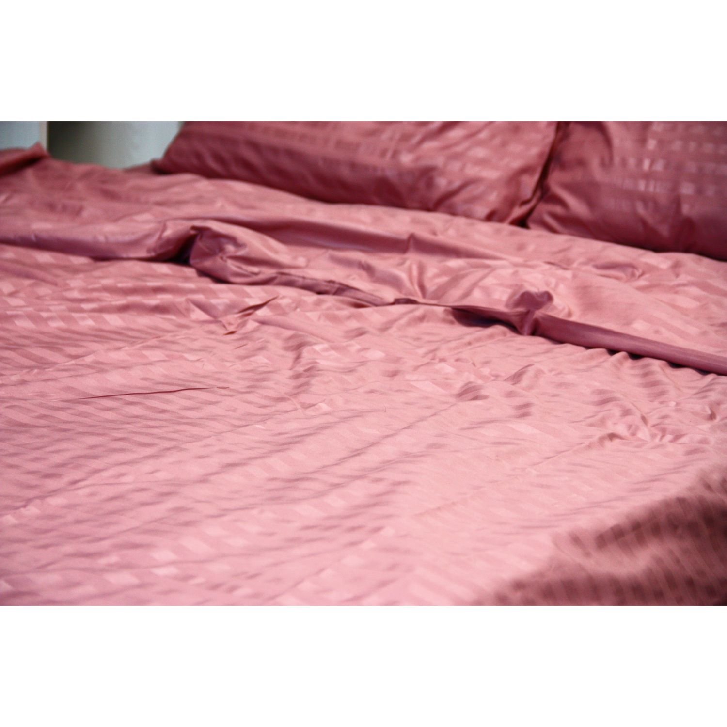 Комплект постельного белья LightHouse Mf Stripe Pudra, полуторный, пудровый (604989) - фото 4