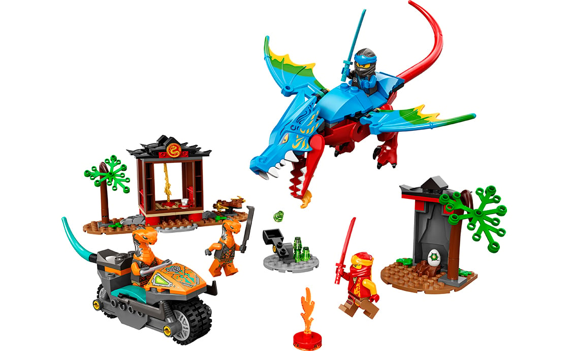 Конструктор LEGO Ninjago Храм ніндзя дракона, 161 деталей (71759) - фото 4