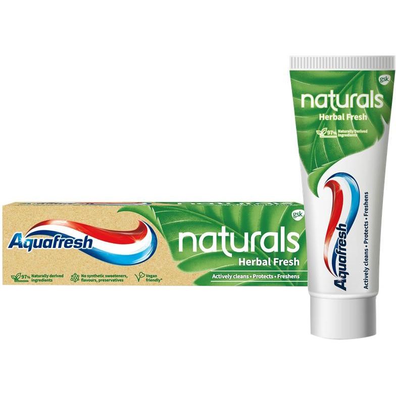 Зубная паста Aquafresh Травяная свежесть с натуральными компонентами 75 мл - фото 1