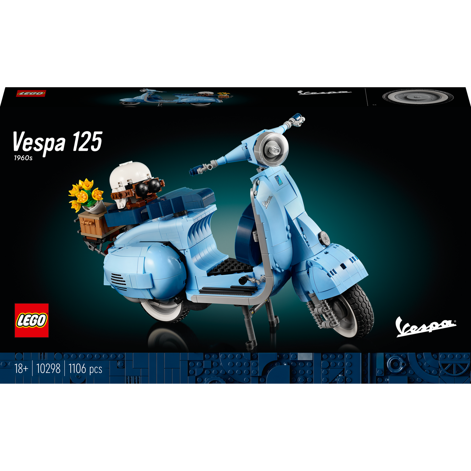 Конструктор LEGO Creator expert Vespa 125, 1106 деталей (10298) - фото 1