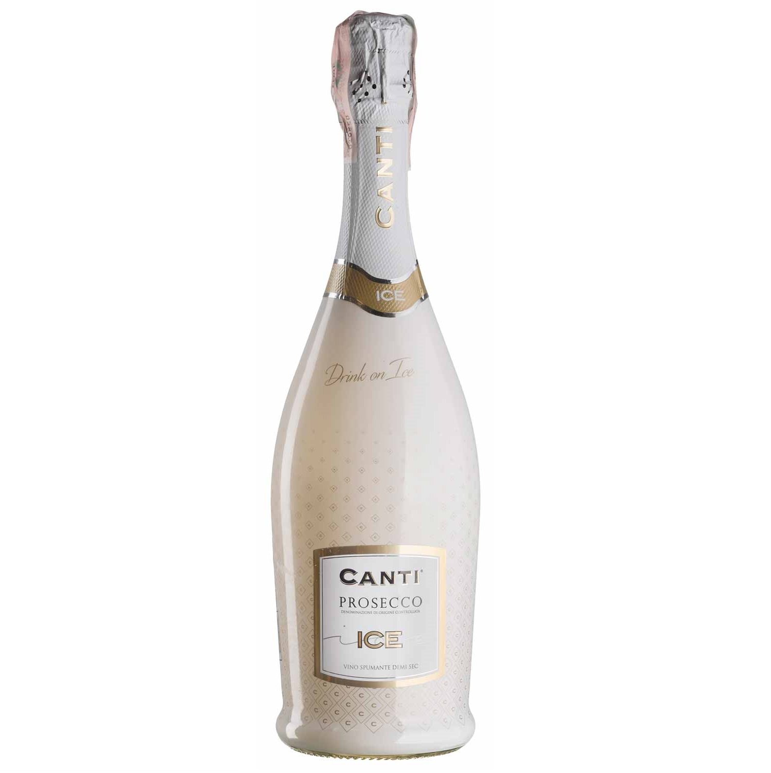 Ігристе вино Canti Prosecco Ice, біле, напівсухе, 11%, 0,75 л (32779) - фото 1
