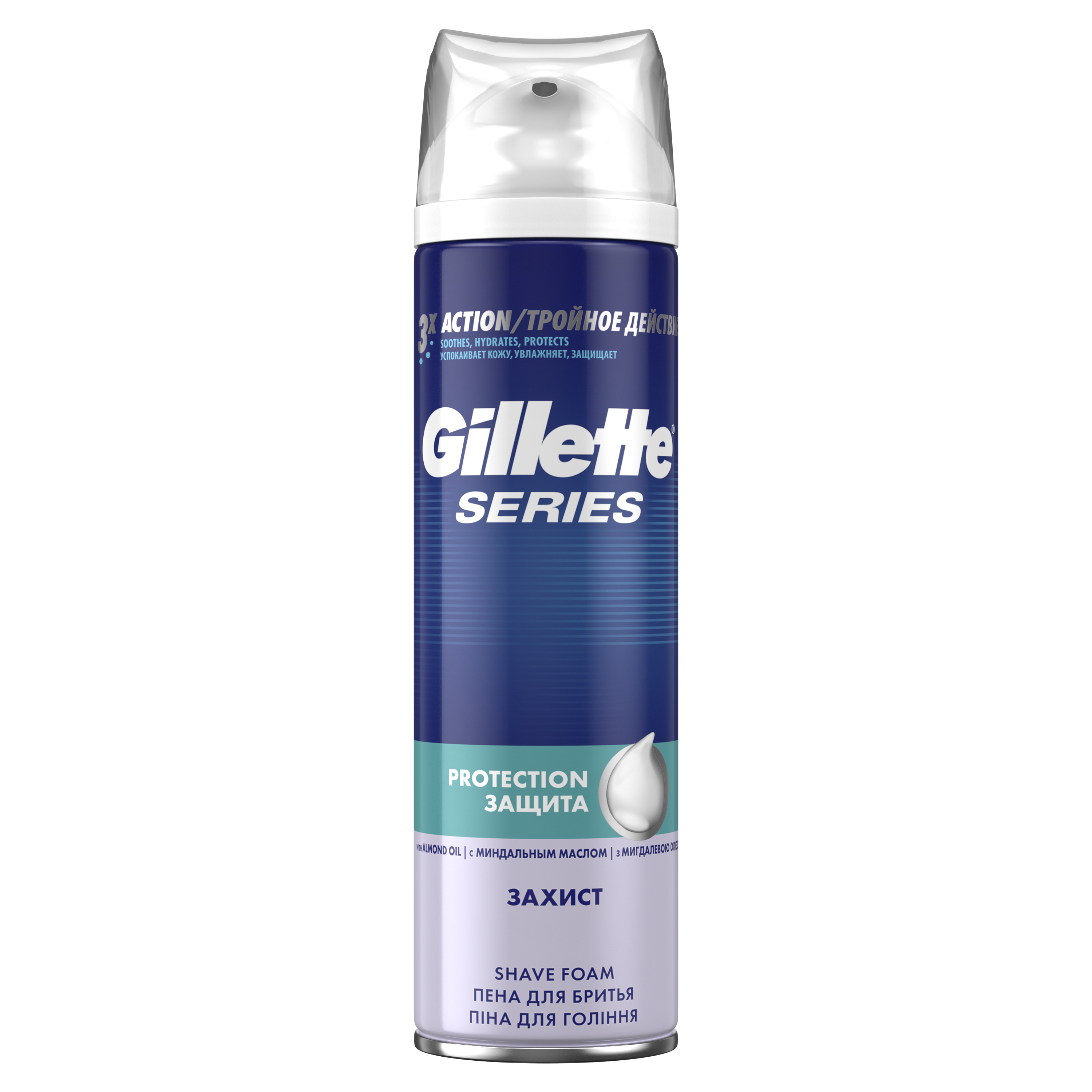 Піна для гоління Gillette Series Protection, 250 мл - фото 2