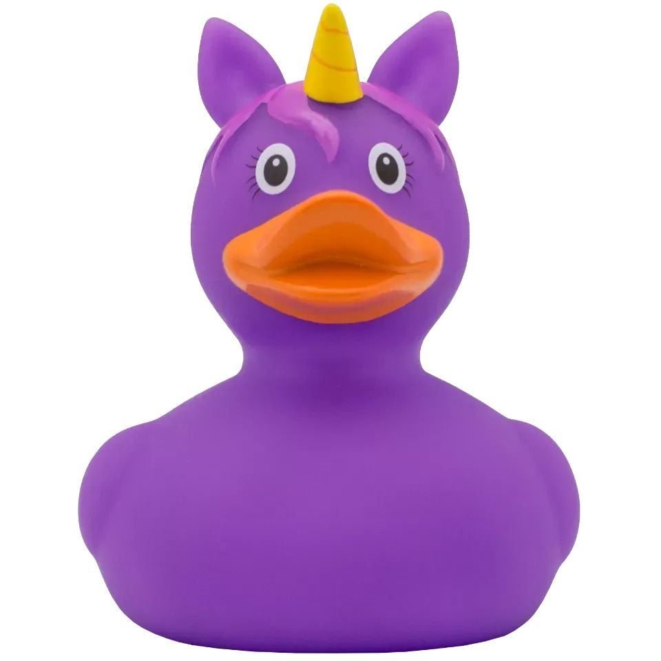 Игрушка для купания FunnyDucks Утка-единорог, фиолетова (2090) - фото 2