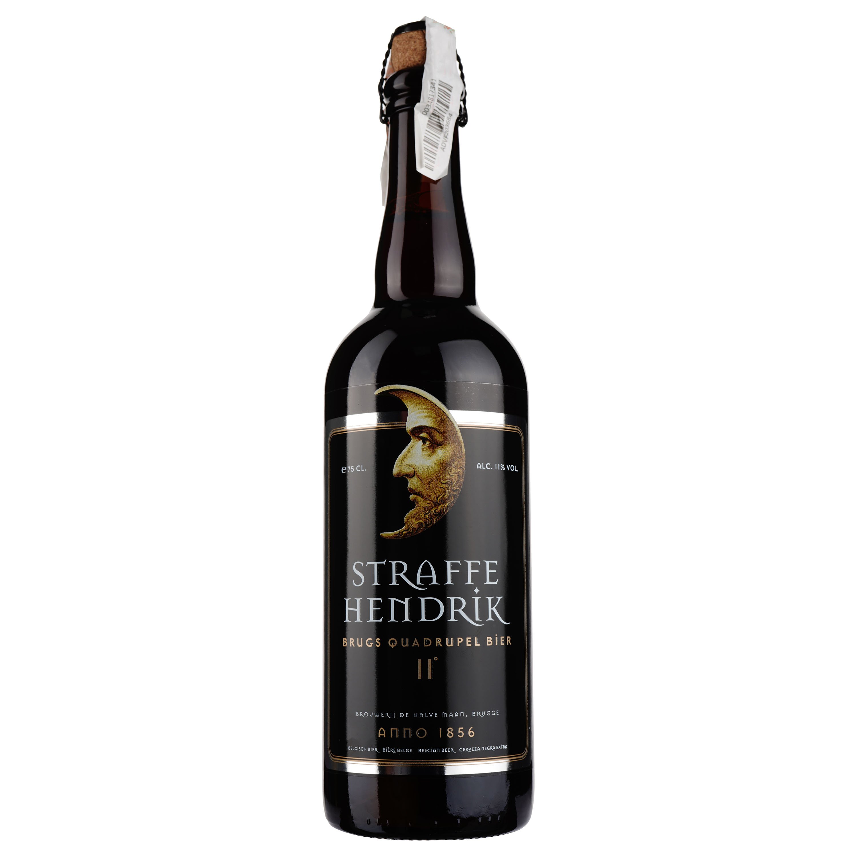 Пиво Straffe Hendrik Quadrupel, темное, 11%, 0,75 л - фото 1