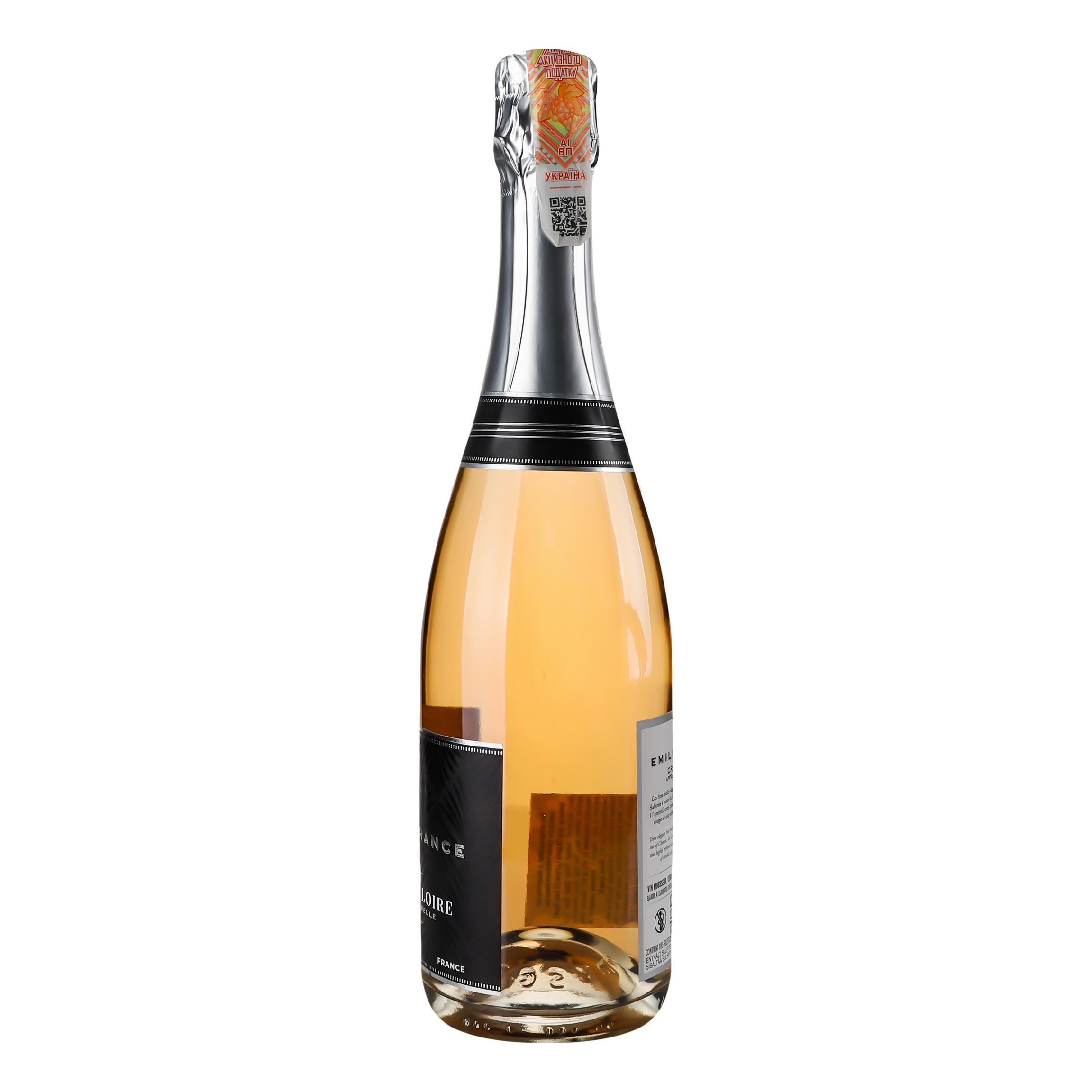 Вино игристое Emilie Laurance Cremant de Loire Rose brut, 13%, 0,75 л (824370) - фото 3