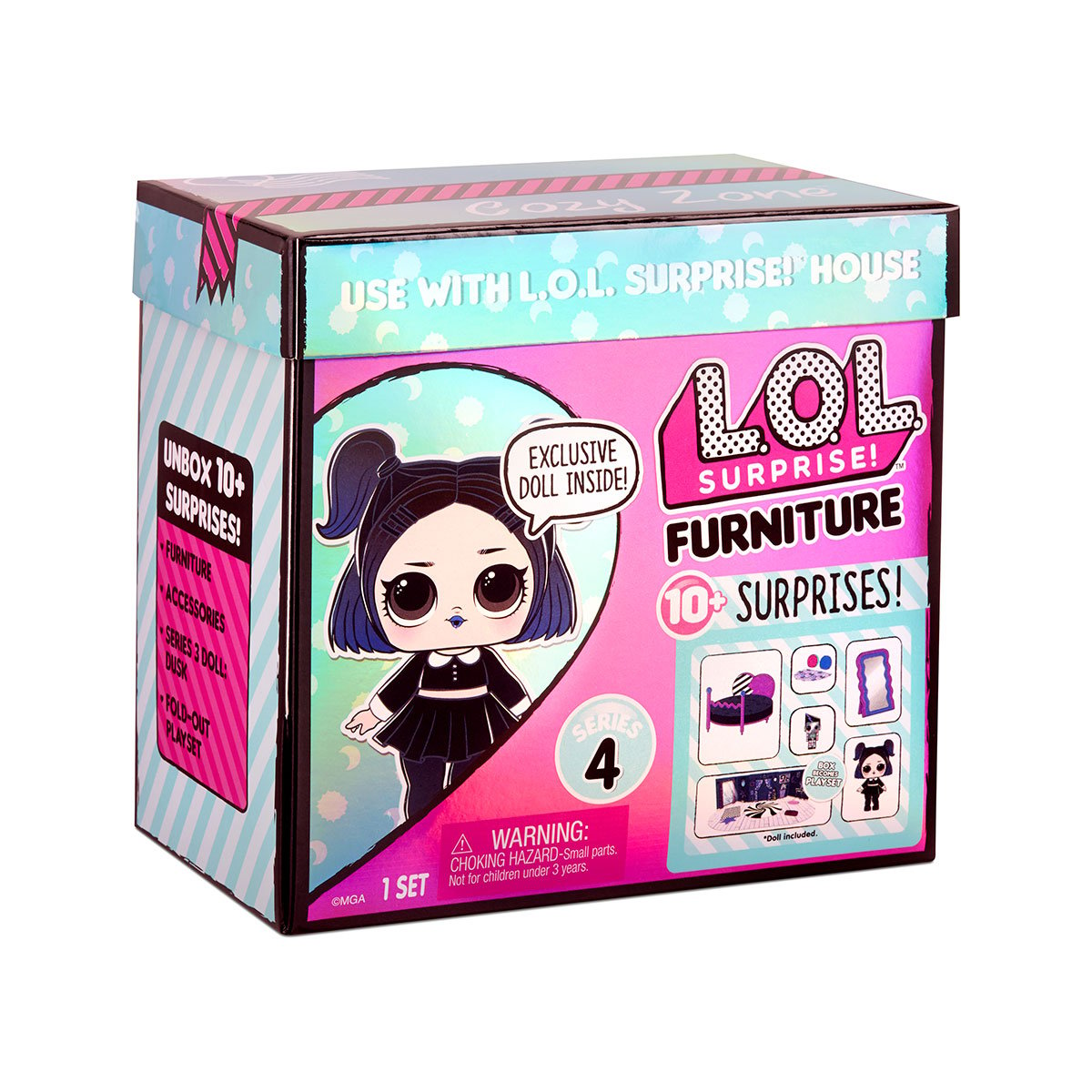 Ігровий набір з лялькою L.O.L. Surprise Furniture Леді-Сутінки, з аксесуарами (572640) - фото 6