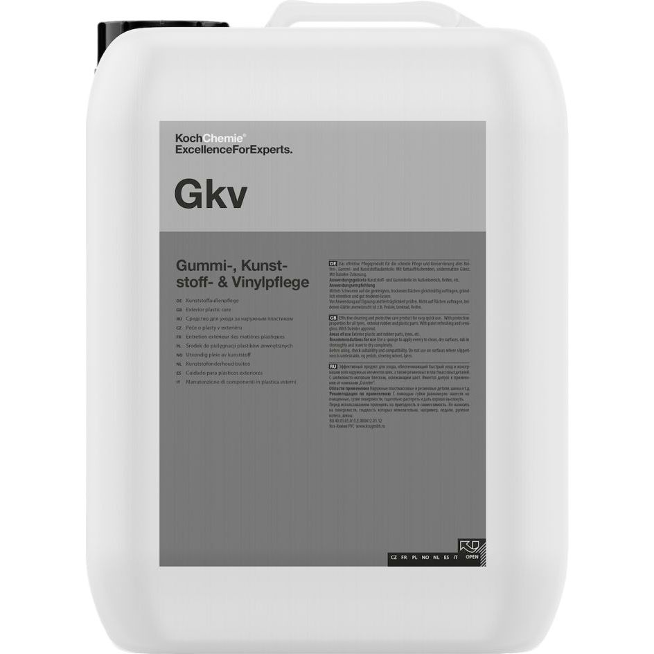 Засіб для догляду за гумою та пластиком Koch Chemie Gummi-, Kunststoff- & Vinylpflege 10 л - фото 1