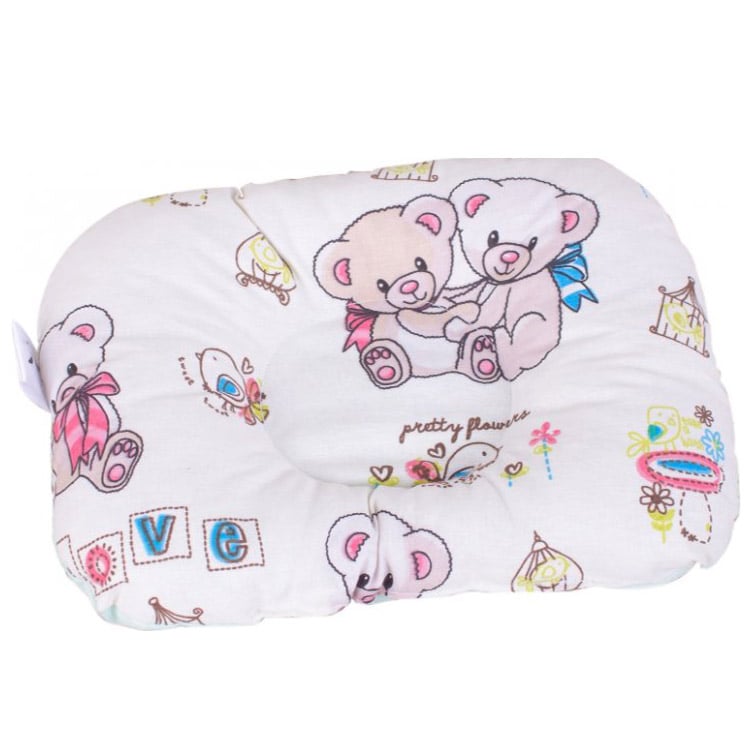 Подушка дитяча MirSon Kids Time 18-0005 Kind Bear, антиалергенна, закруглена, 20х27 см - фото 1