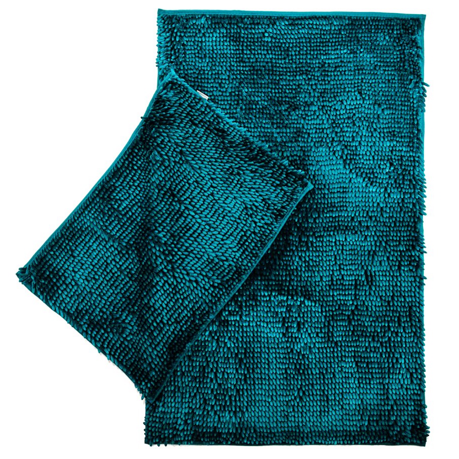 Набор ковриков в ванную комнату Izzihome Lilo, 60х40, 100х60 см, Blue (2200000545305) - фото 1