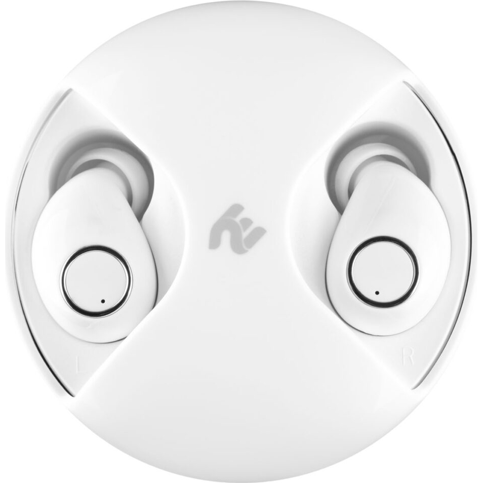 Беспроводные наушники 2E RainDrops Х True Wireless White - фото 1