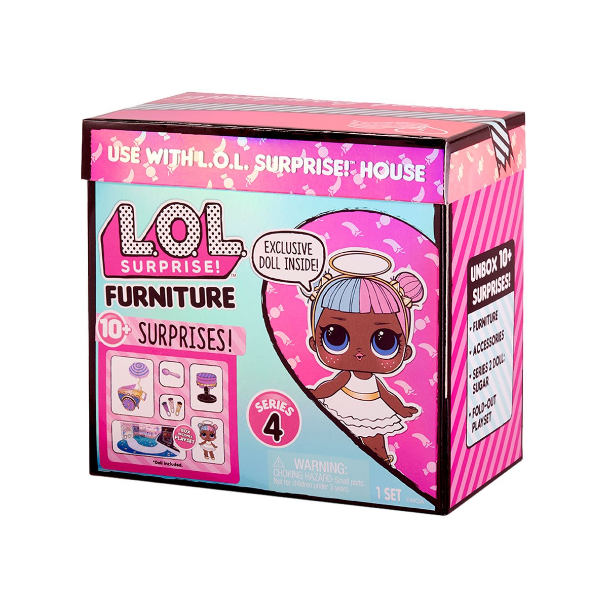 Игровой набор с куклой L.O.L. Surprise Furniture Леди-Сахар, с аксессуарами (572626) - фото 6