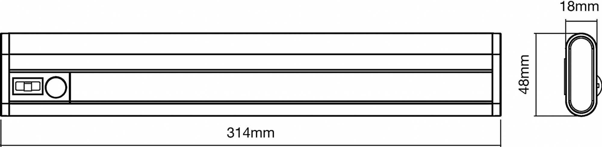 Светильник на батарейках Ledvance Linear Mobile 6хАА с датчиком движения белый (4058075226883) - фото 2