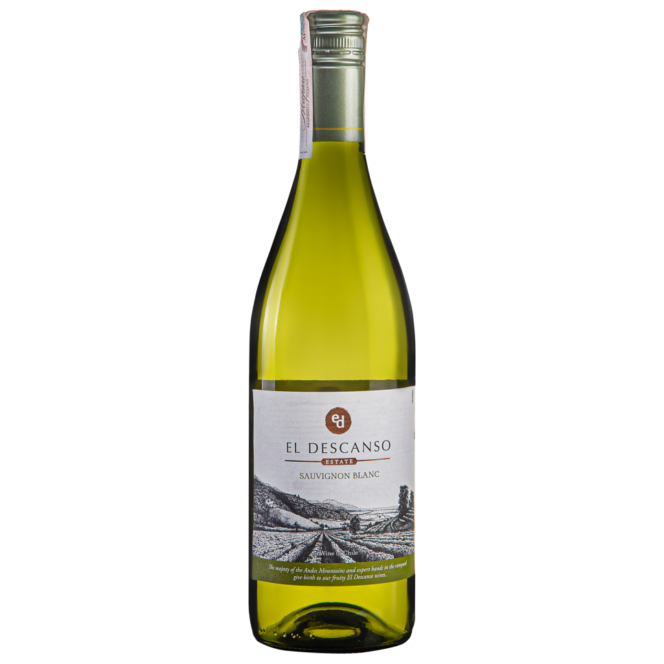 Вино El Descanso Varietals Sauvignon Blanc, біле, сухе, 13,5%, 0,75 л - фото 1