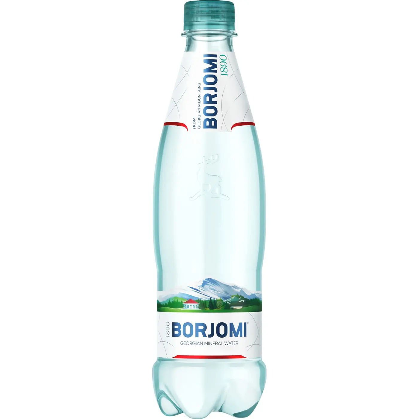 Минеральная вода Borjomi лечебно-столовая сильногазированная пэт 0.5 л - фото 1