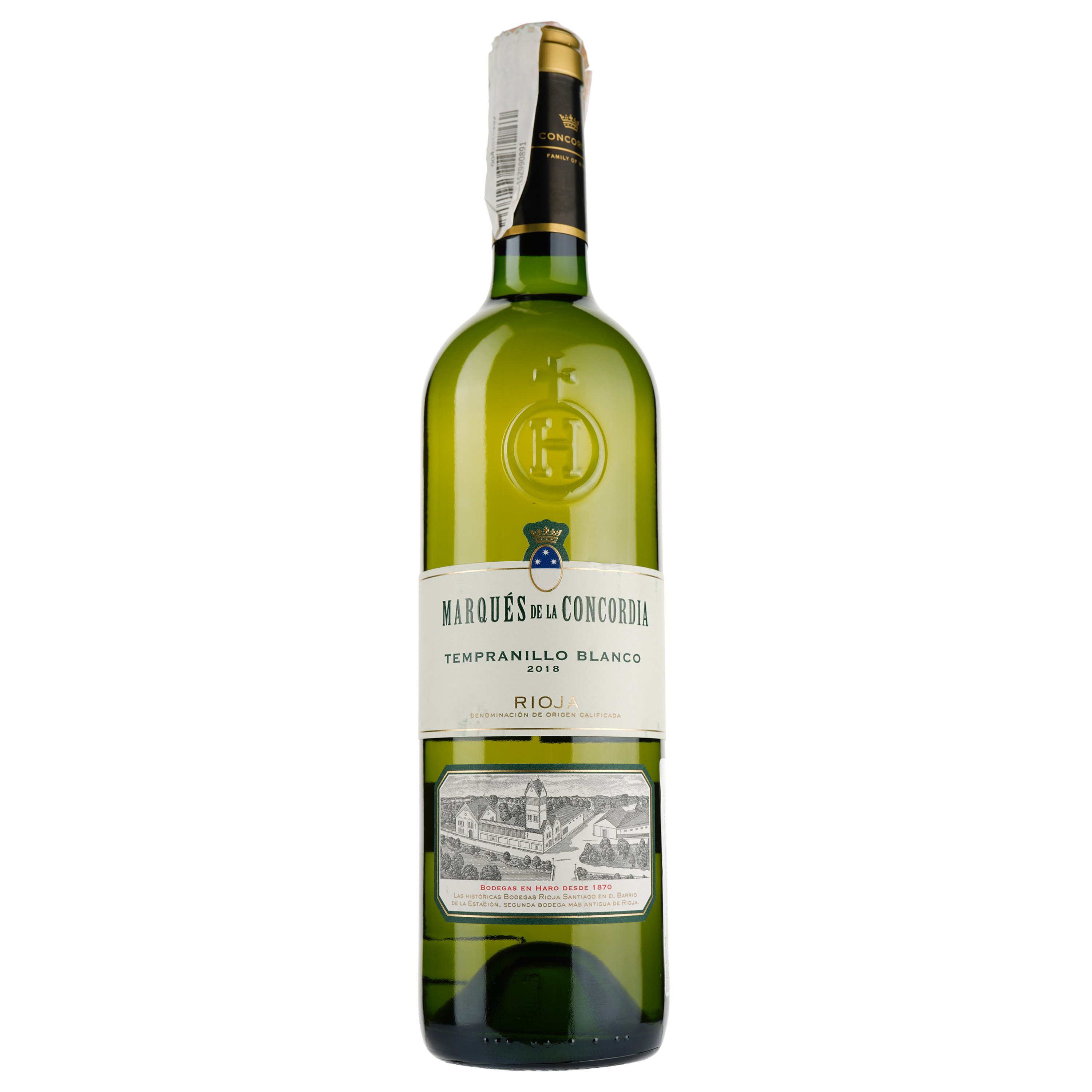 Вино Marques de la Concordia Tempranillo Blanco біле сухе 0.75 л - фото 1