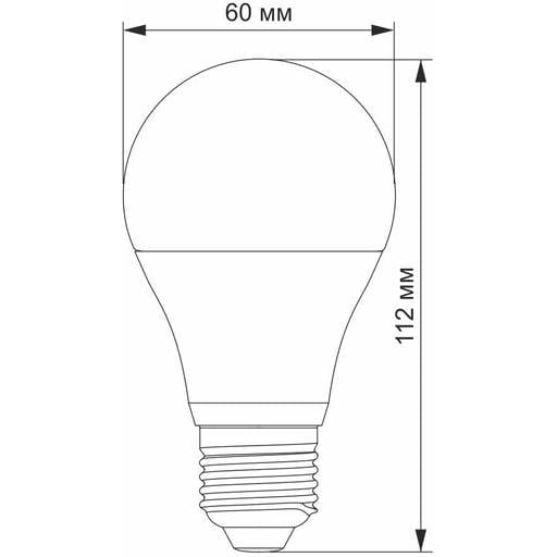 Светодиодная лампа LED Videx A60e 8W E27 4100K (VL-A60e-08274) - фото 4