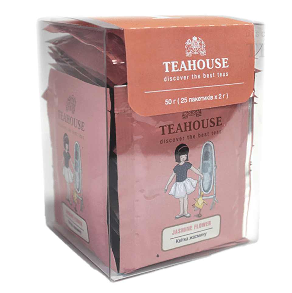 Чай зеленый Teahouse цветок Жасмину, 50 г (20 шт. х 2 г) - фото 2