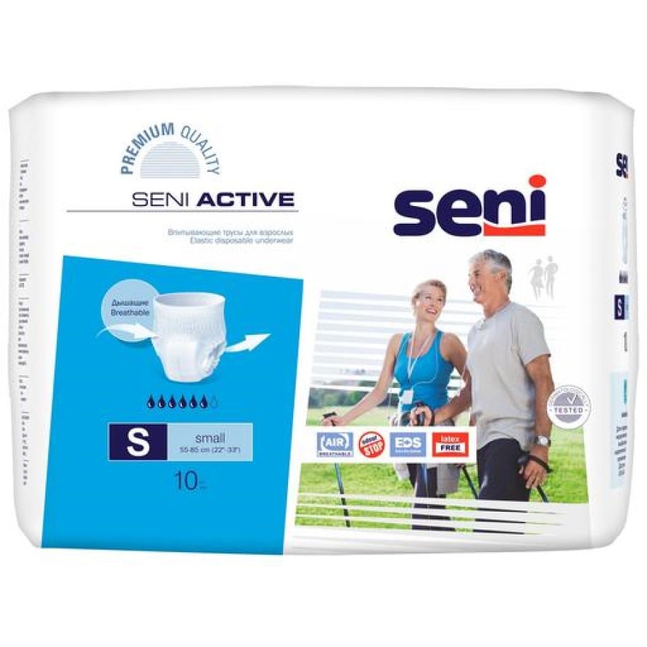 Трусы-подгузники для взрослых Seni Active S 10 шт. - фото 1