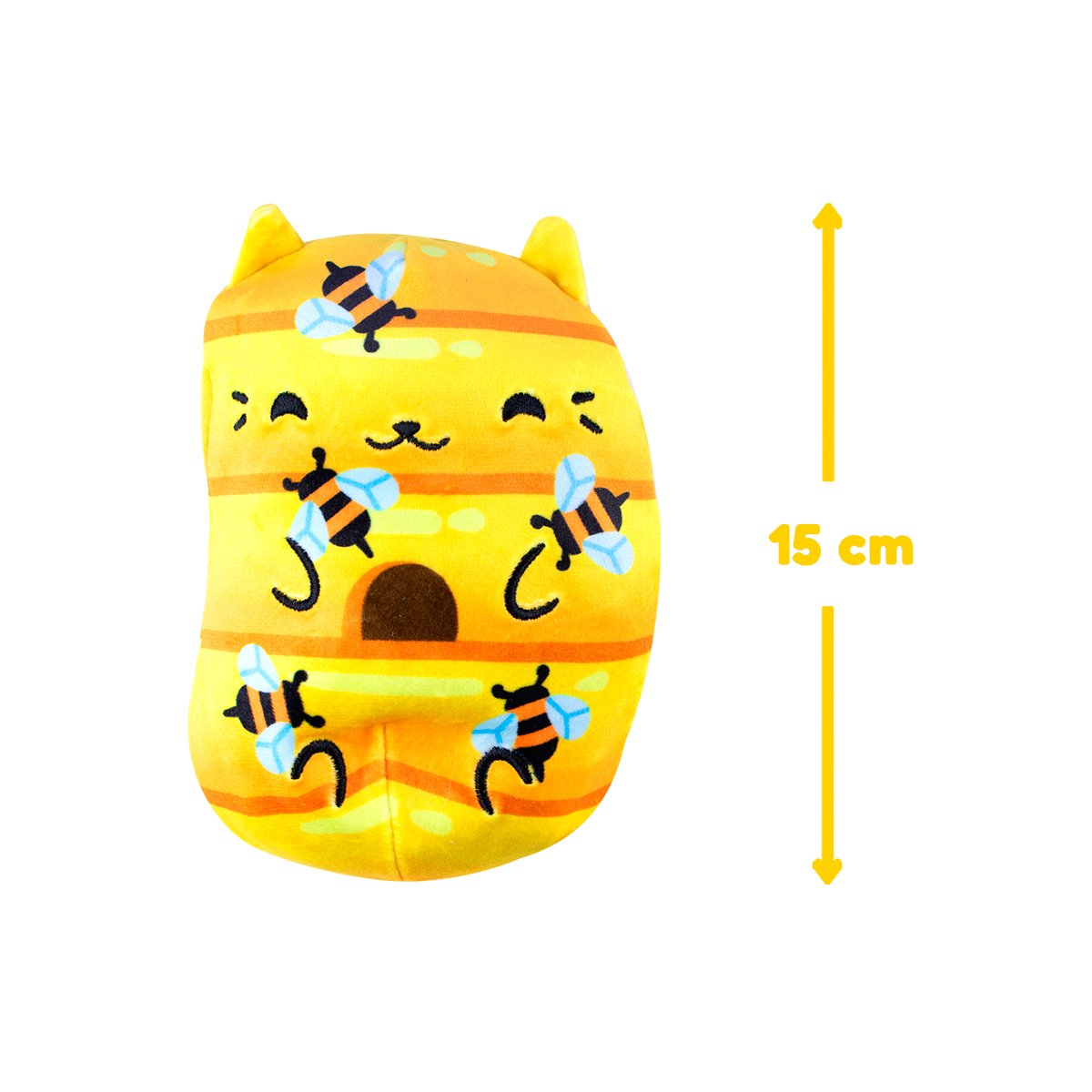 Мягкая игрушка Cats vs Pickles Chonk gold Котики и огурчики, 15 см, в ассортименте (V1094-18) - фото 2