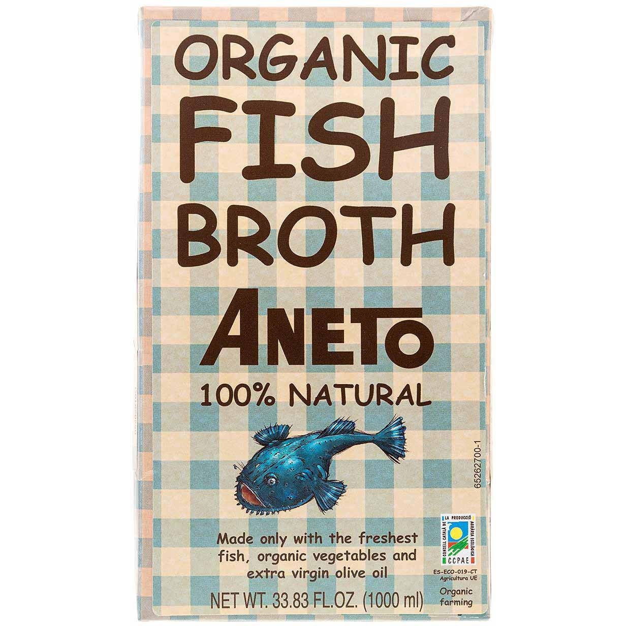 Бульон Aneto рыбный с овощами органическими 1 л - фото 1