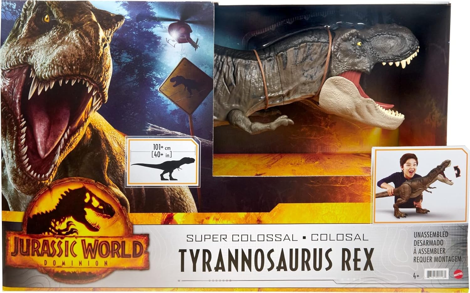 Фигурка динозавра Jurassic World Dominion Super Colossal Tyranosaurus Rex (HBK73) - фото 5