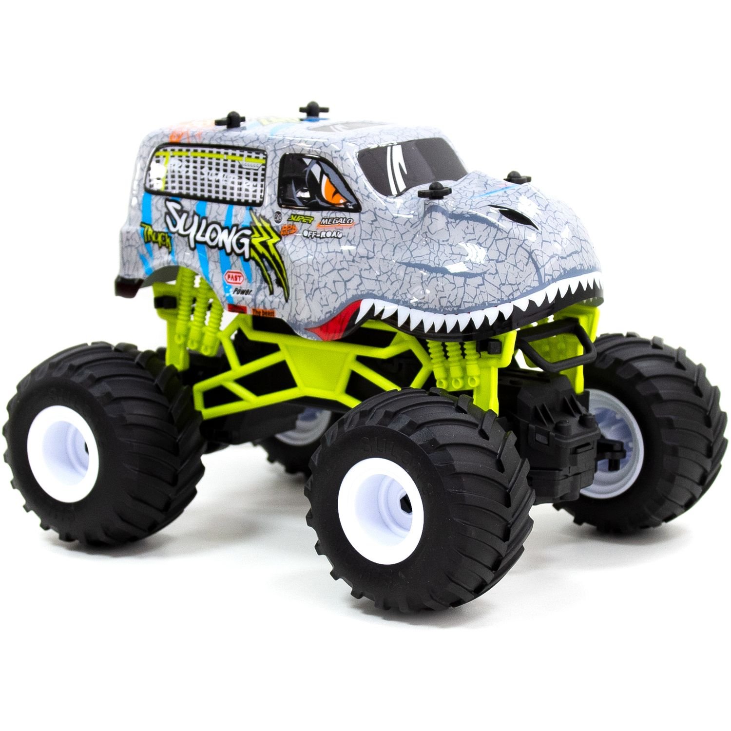 Автомобіль Sulong Toys на р/к Bigfoot Dinosaur 1:16, 27 МГц (SL-360RHGR) - фото 6