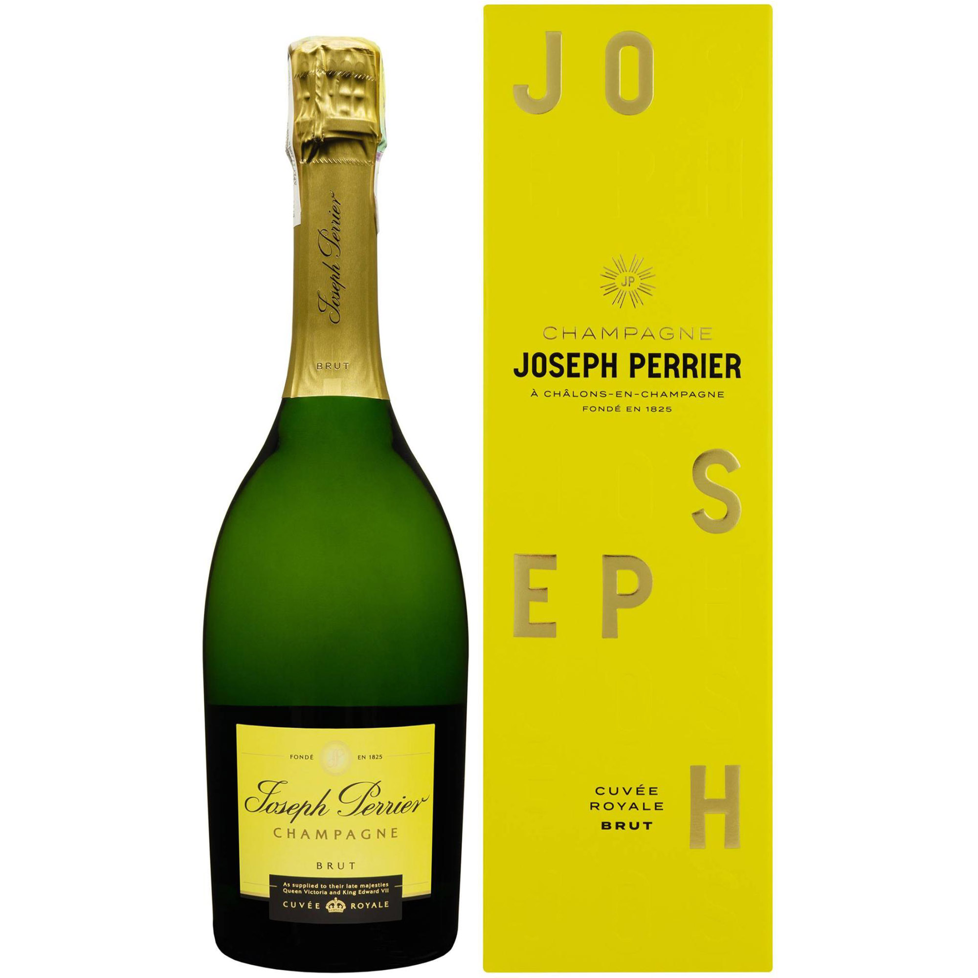 Шампанское Joseph Perrier Cuvee Royale Brut белый брют 0.75 л в коробке - фото 1