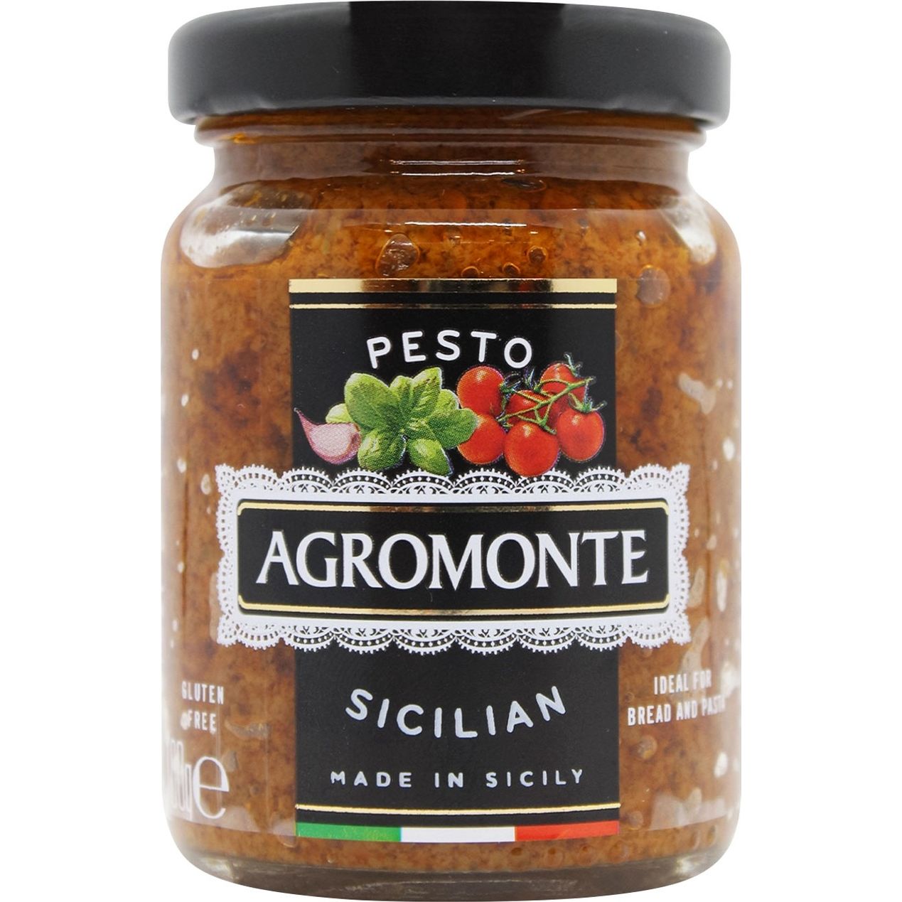 Соус Agromonte Sicilian Pesto з помідорів чері та базиліком 100 г - фото 1