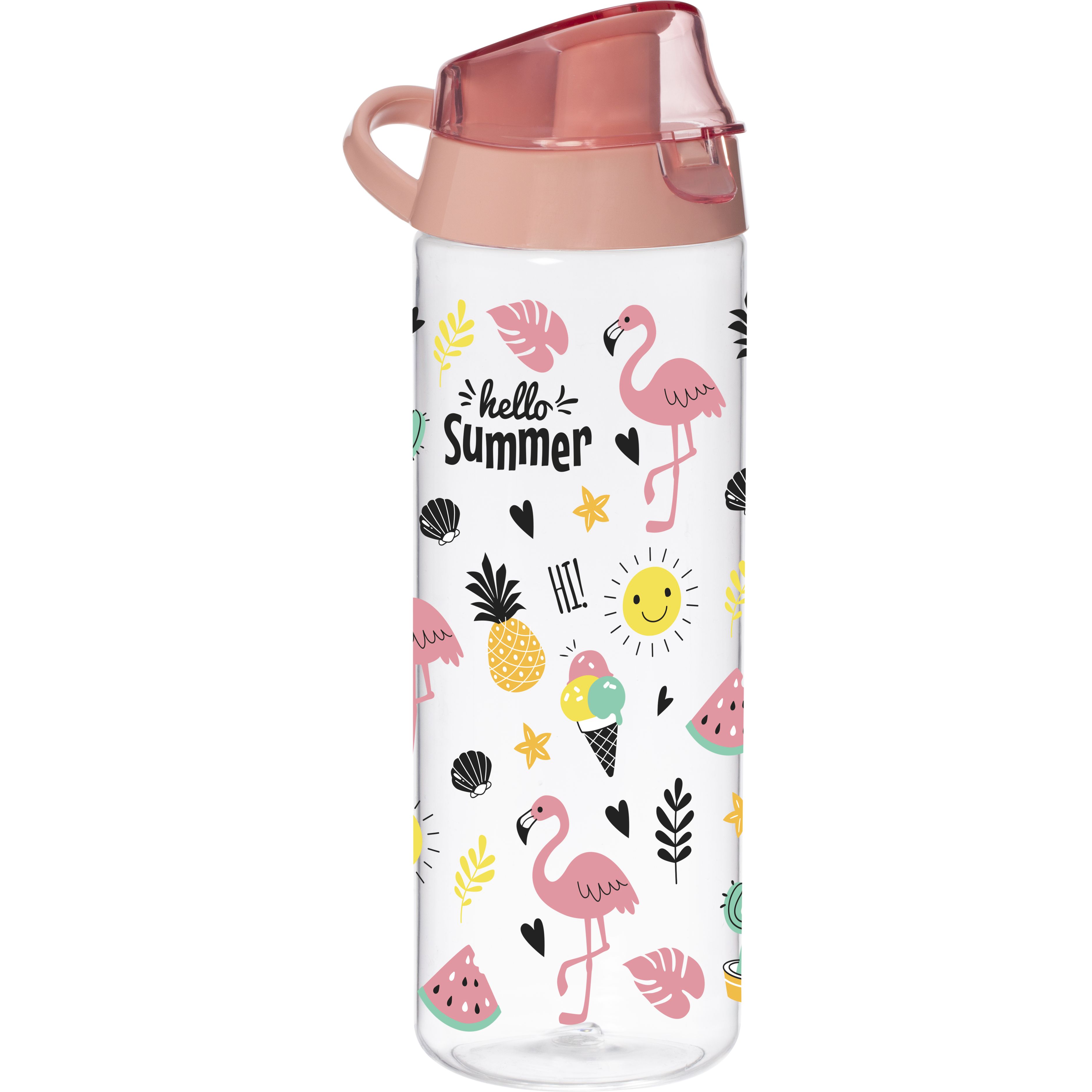 Бутылка для воды Florina Sport Flamingo с ручкой 750 мл (4B0260_F) - фото 1