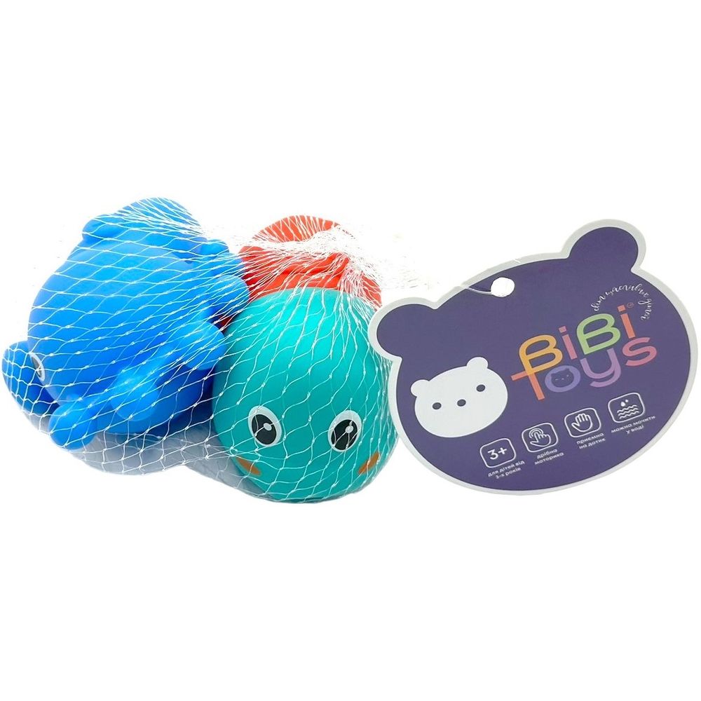 Набор игрушек для купания Bibi Toys Морские обитатели: черепашка и морской конек 2 шт. (761056BT) - фото 4