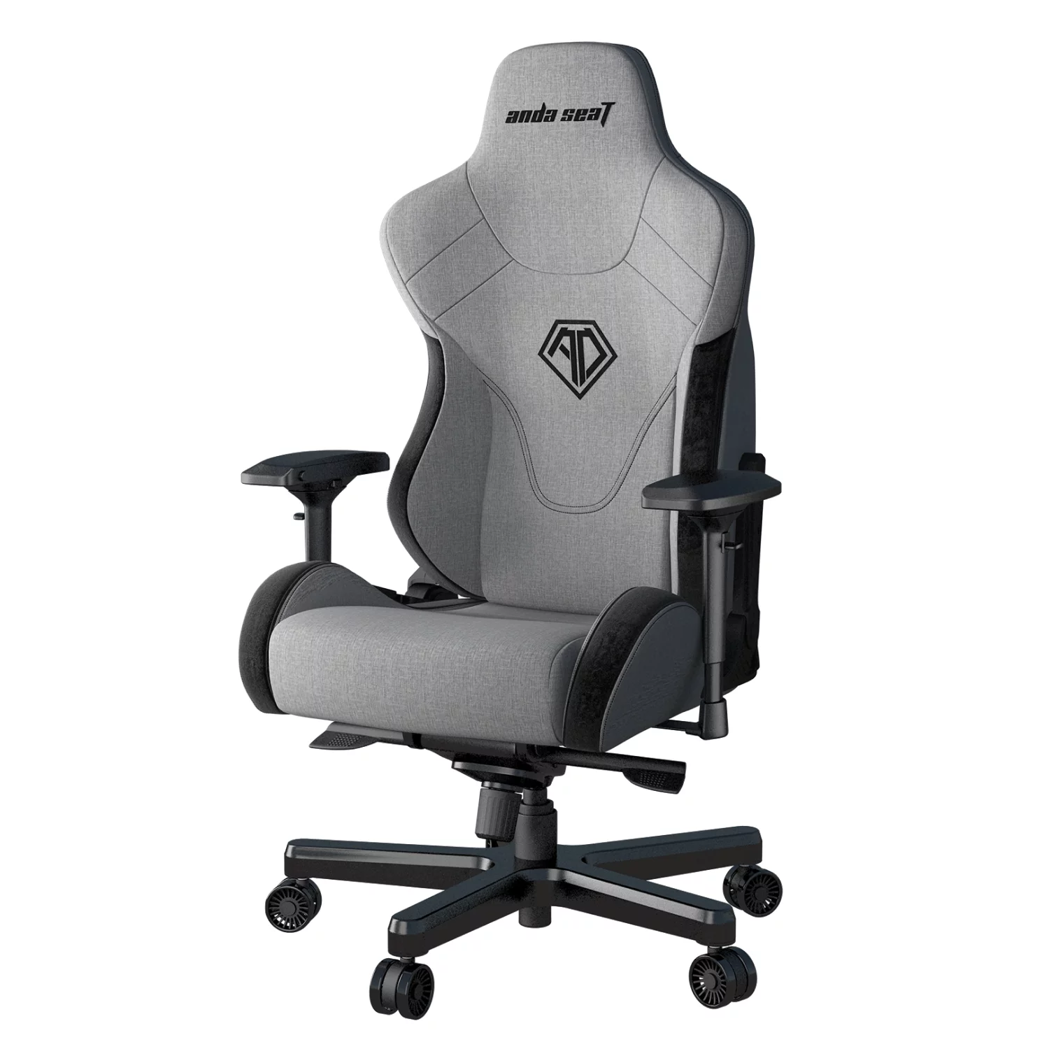 Кресло игровое Anda Seat T-Pro 2 Size XL Grey/Black (AD12XLLA-01-GB-F) - фото 4