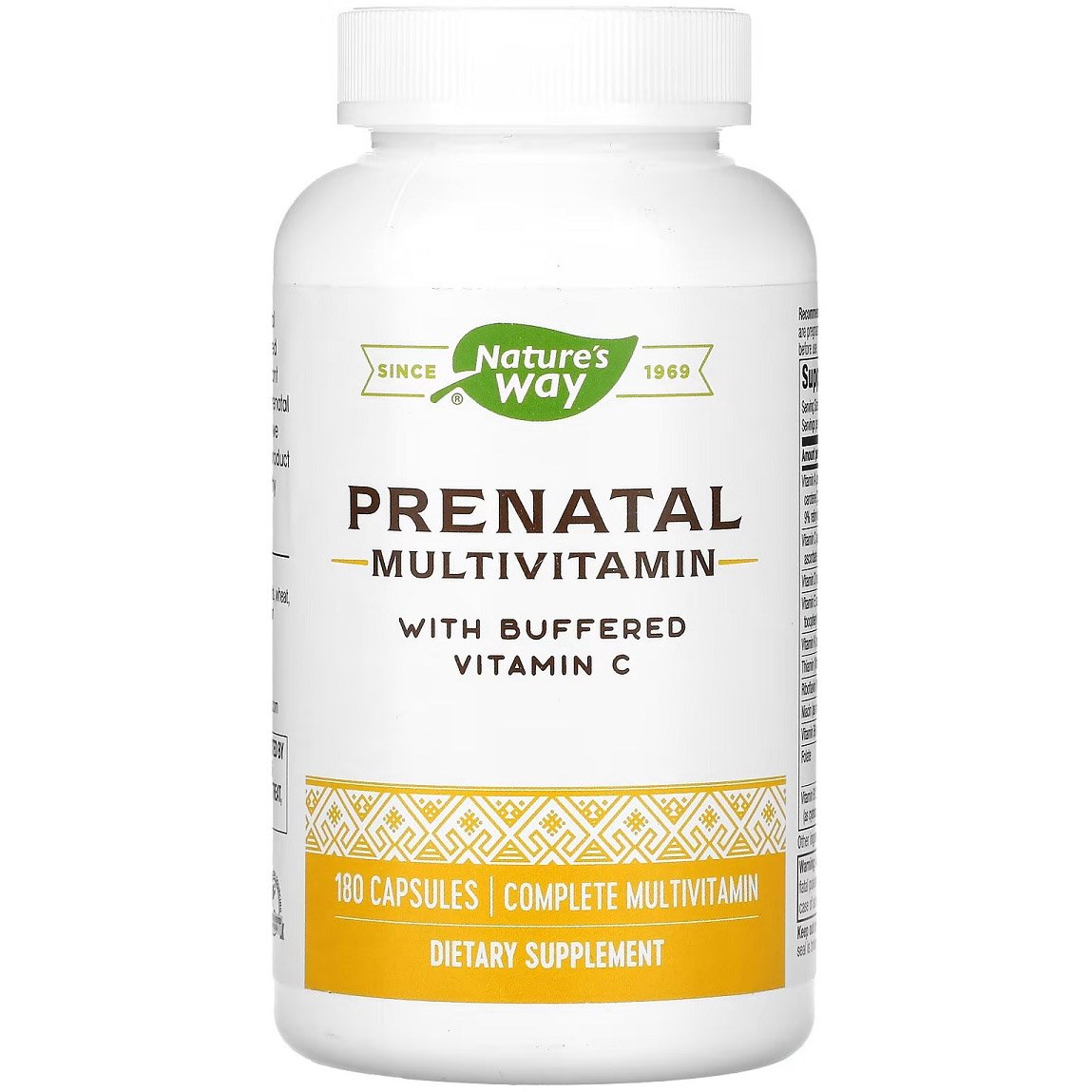 Мультивитамины для беременных Nature's Way Prenatal Multivitamin 180 капсул - фото 1