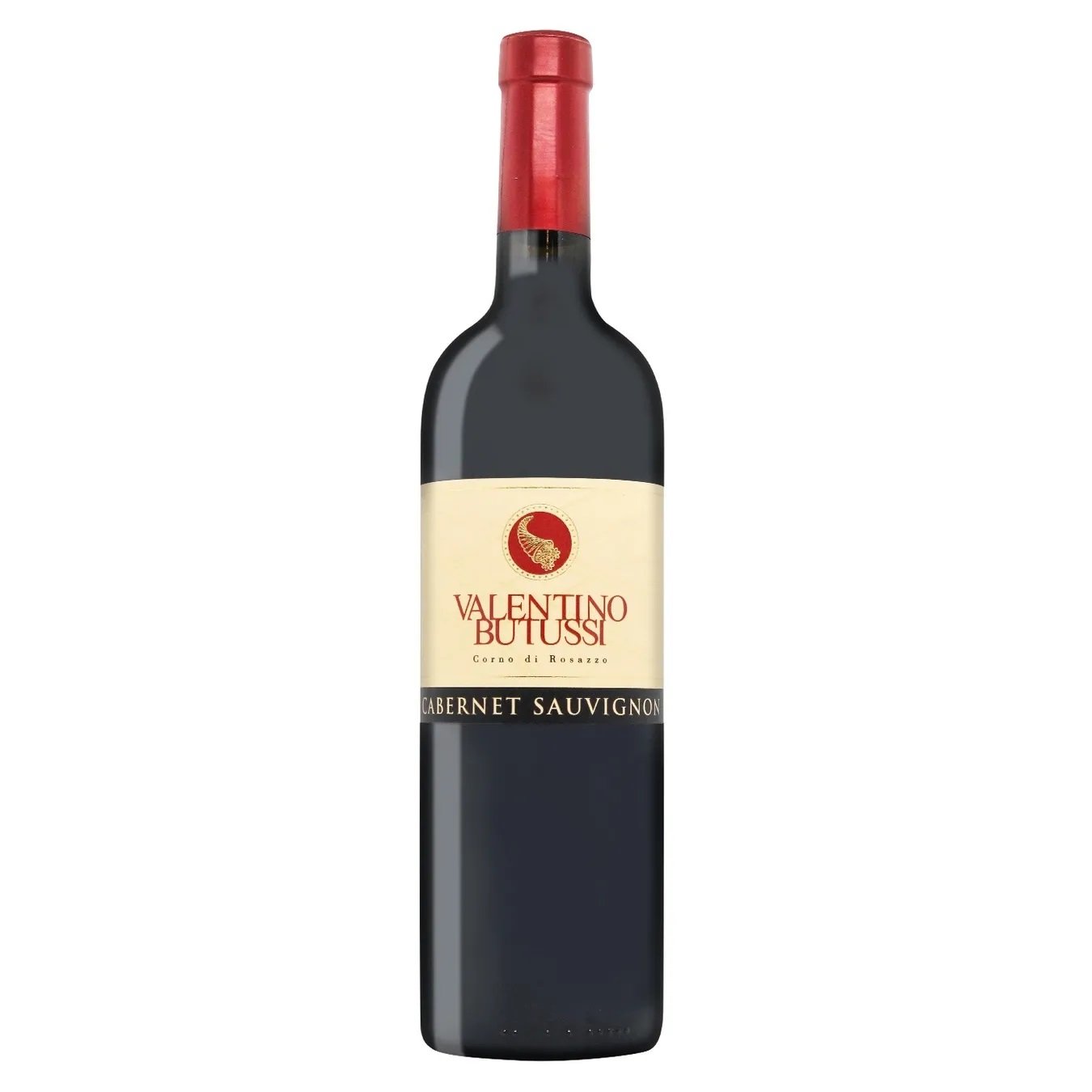Вино Valentino Butussi Cabernet Sauvignon, червоне, сухе, 0,75 л (R1830) - фото 1