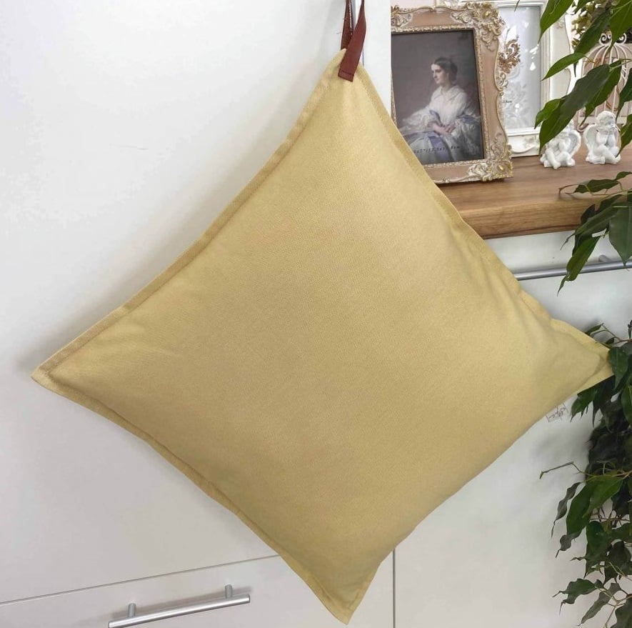Декоративна наволочка Прованс Шафран, 45х45 см, жовтий (21379) - фото 1