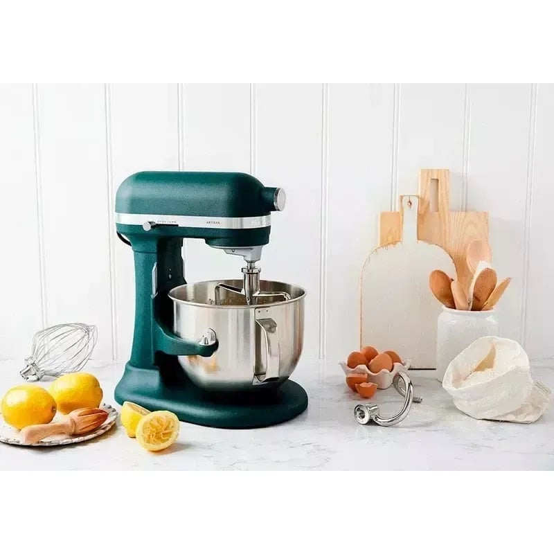 Планетарный миксер KitchenAid Artisan с подъемной чашей 6.6 л пальмовый (5KSM70SHXEPP) - фото 12