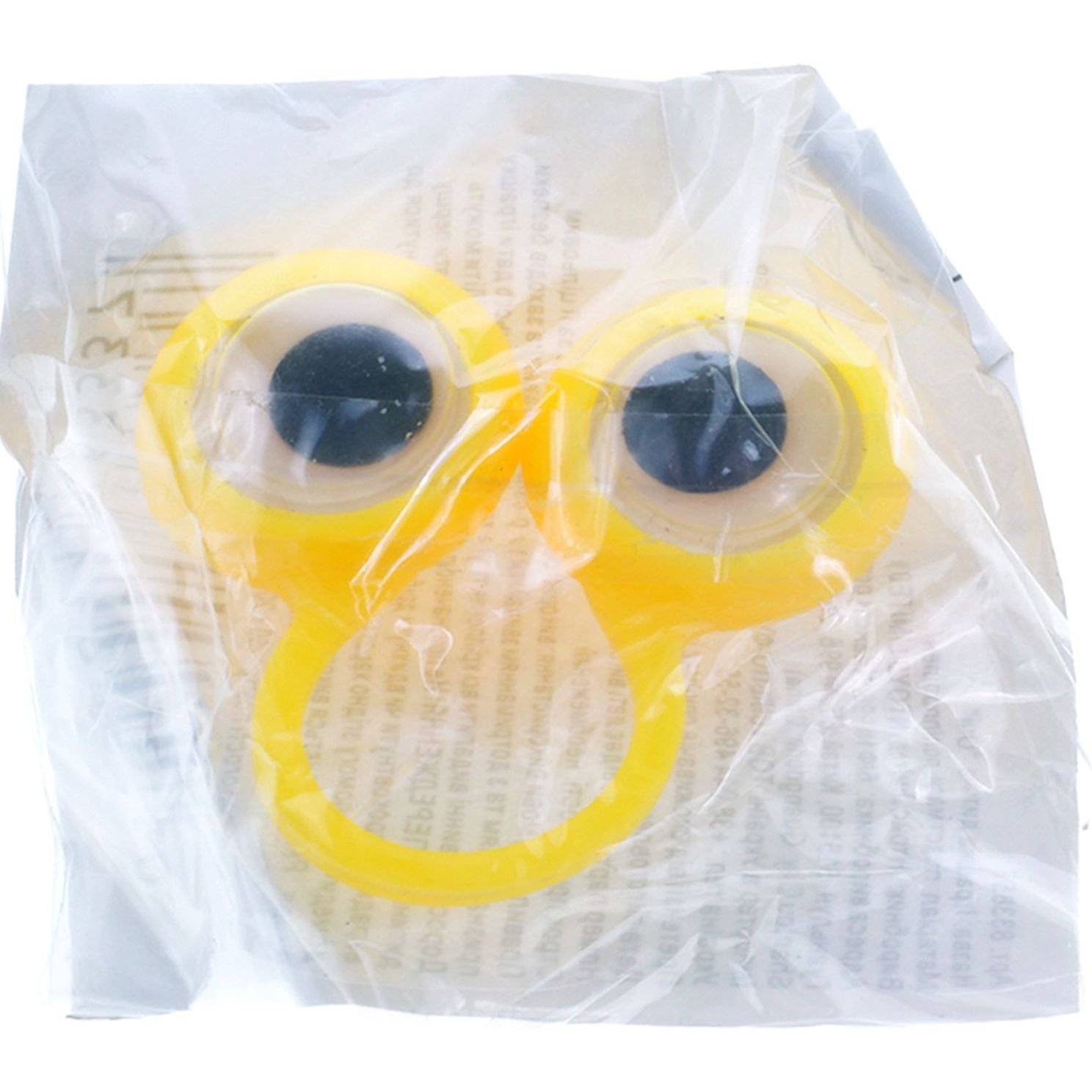 Іграшка дитяча пальчикова очі D1 Offtop, жовтий (833857) - фото 1
