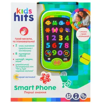 Телефончик музичний розвиваючий Kids Hits Smart phone - 1 (1919451248.0) - фото 2