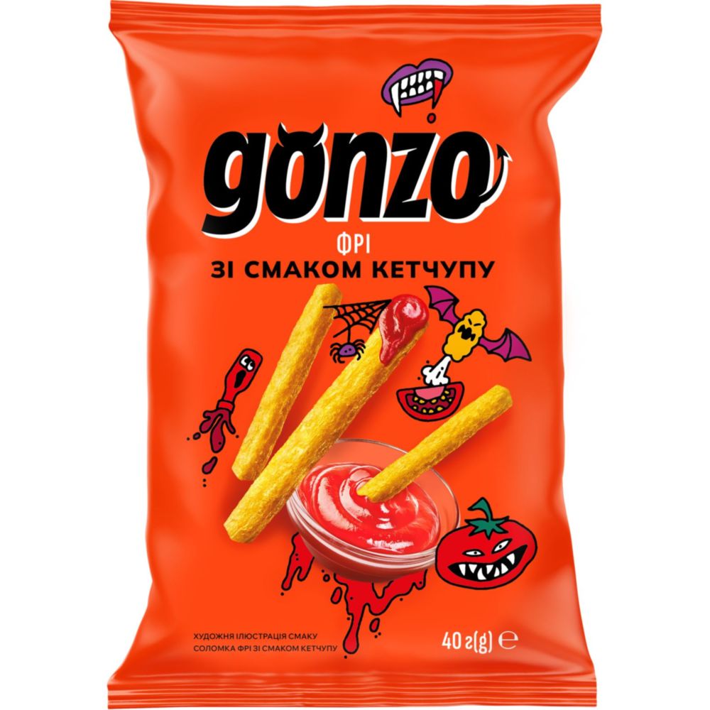 Соломка фри Gonzo со вкусом кетчупа 40 г (903647) купить в Киеве