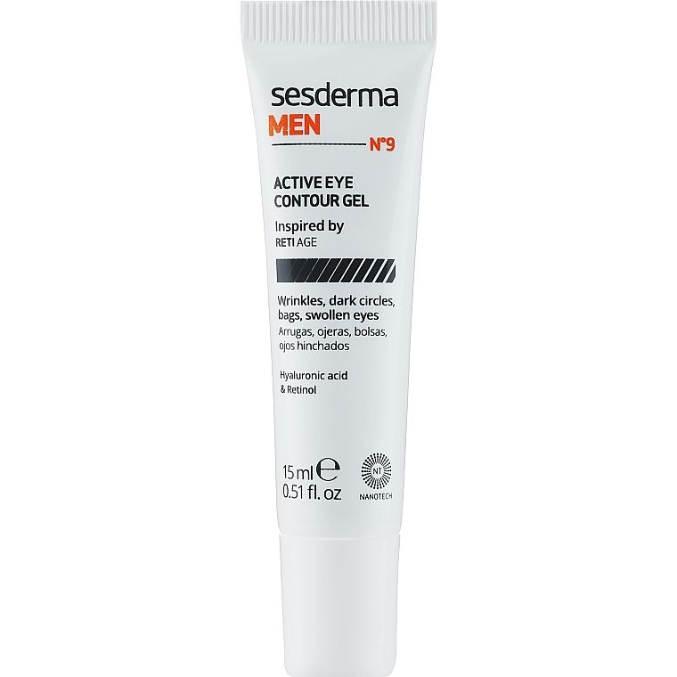 Гель для повік Sesderma Laboratories Men Eye Contour Gel 15 мл - фото 2