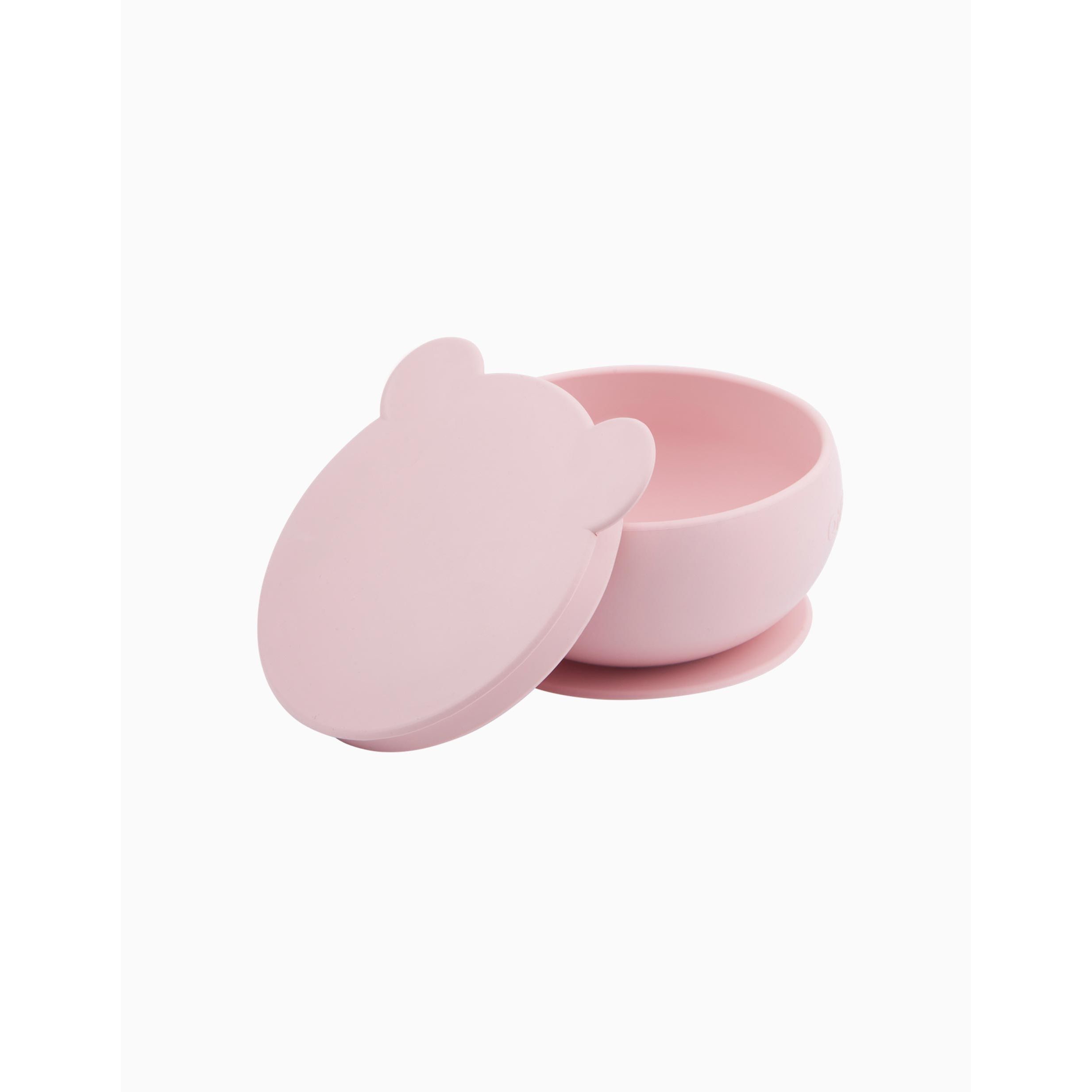 Тарелка с крышкой на присоске MinikOiOi Bowly Pinky Pink, глубокая (101080002) - фото 2