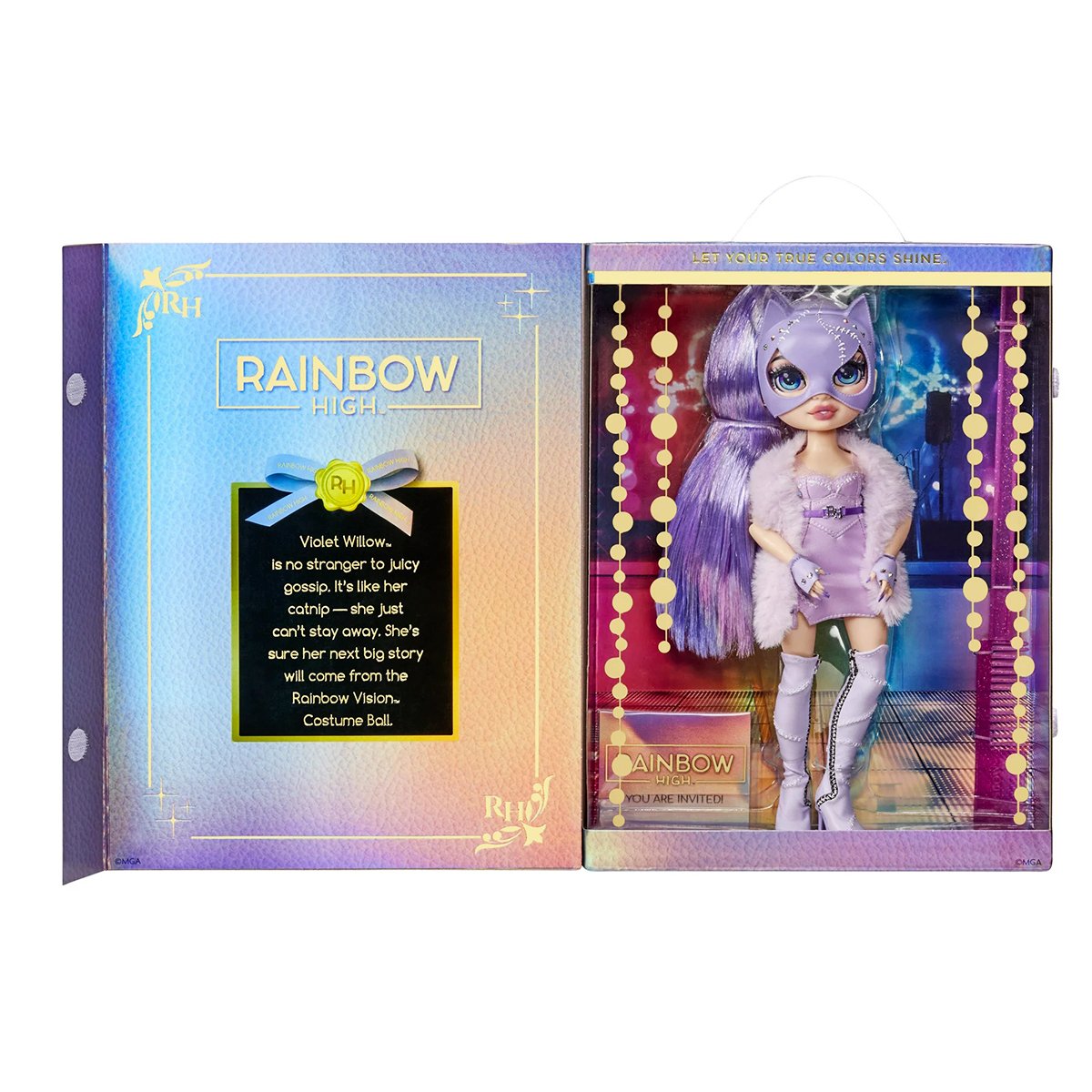 Лялька Rainbow High Маскарад Вайолет Віллоу, з аксесуарами (424857) - фото 5