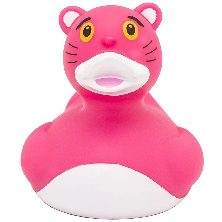 Игрушка для купания FunnyDucks Утка-пантера, розовая (1314) - фото 2