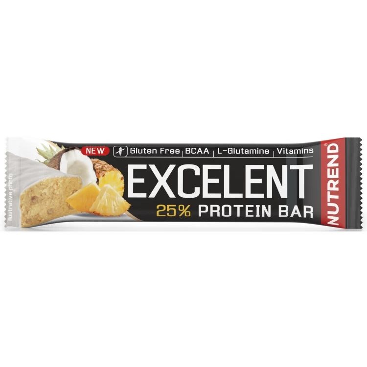 Батончик протеиновый Nutrend Excelent Protein Bar ананас-кокос 85 г - фото 1