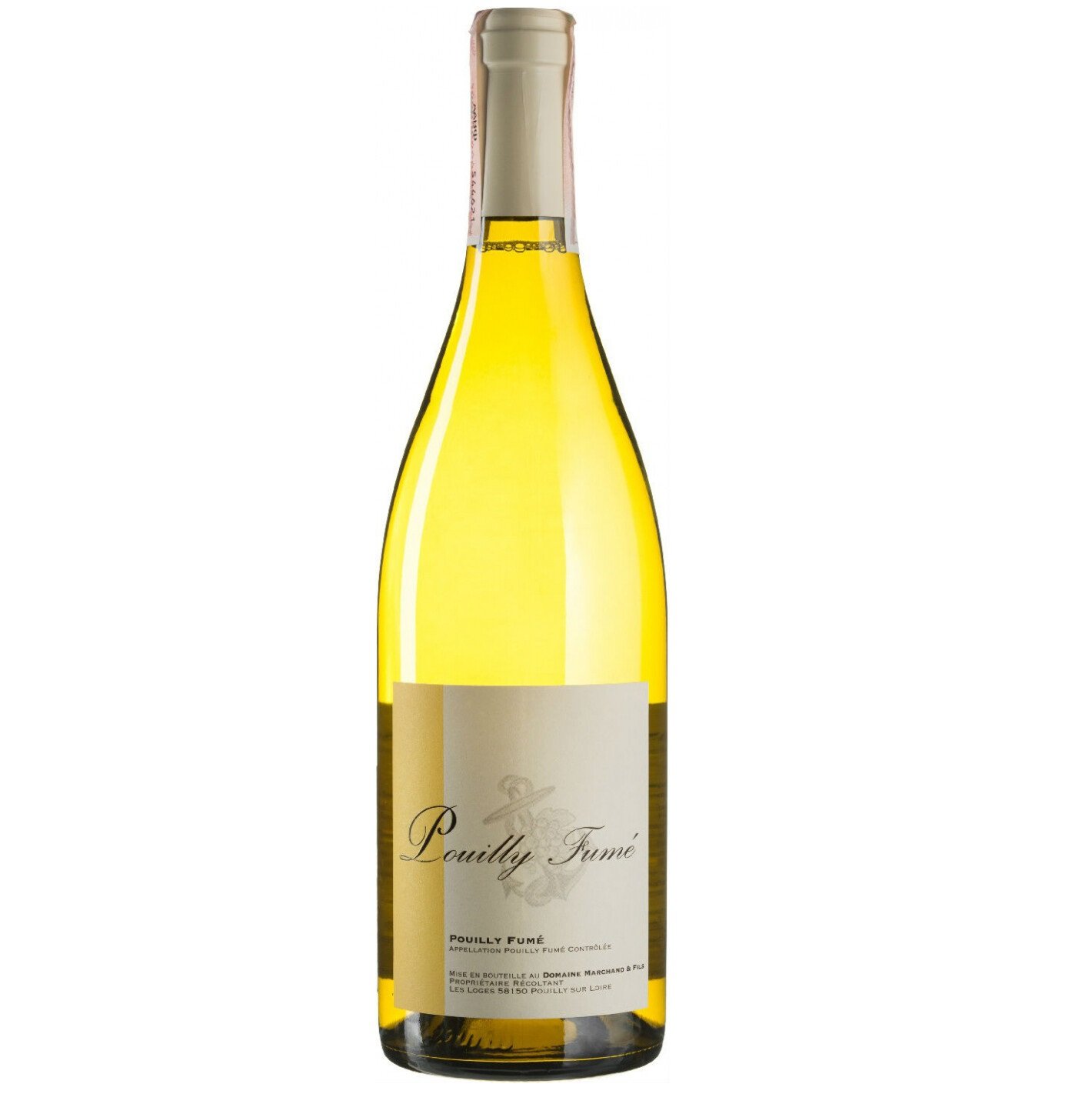 Вино Domaine Marchand&Fils Pouilly Fume, Les Kerots, біле, сухе, 13%, 0,75 л (32331) - фото 1
