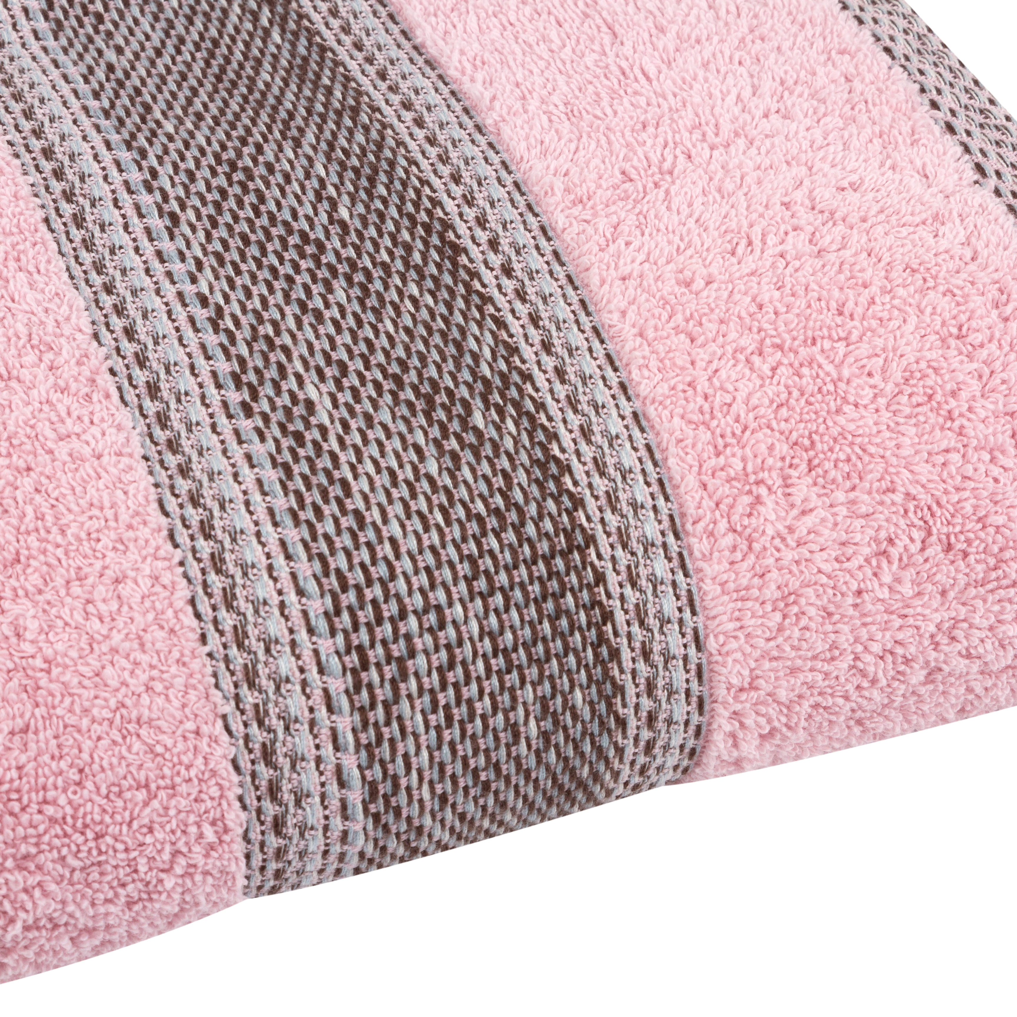 Полотенце махровое Saffran Fluffy, 130х70 см, розовый (ТР000001786) - фото 2