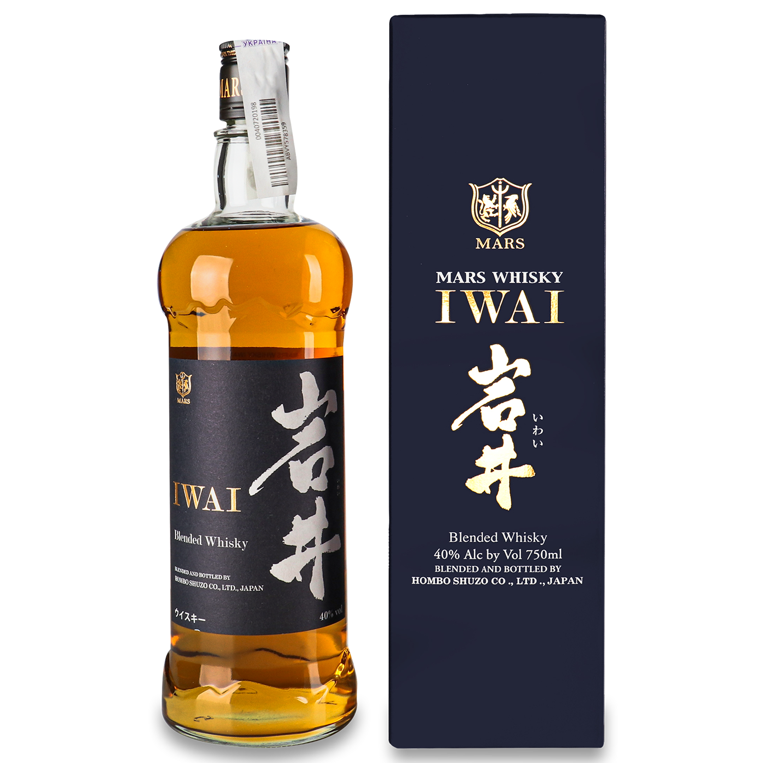 Виски Mars IWAI Blended Whisky, 40%, 0,75 л (827260) - фото 1
