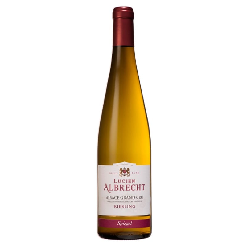 Вино Lucien Albrecht Riesling Grand Cru Spiegel, біле, сухе, 14,5%, 0,75 л - фото 1