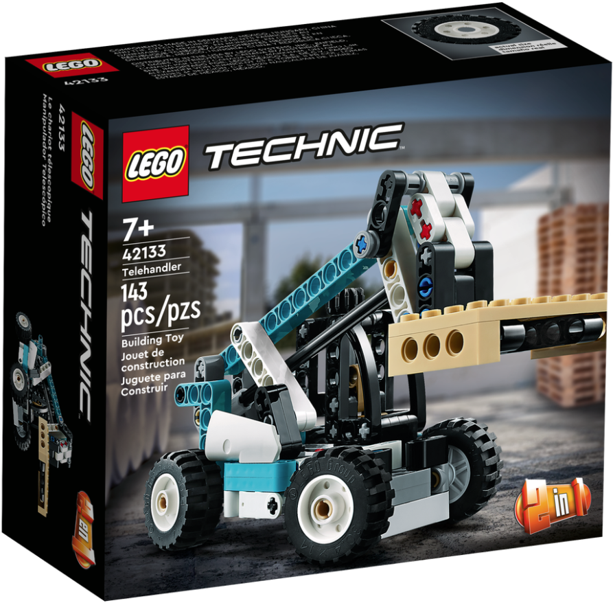 Конструктор LEGO Technic Телескопічний навантажувач, 143 деталі (42133) - фото 12