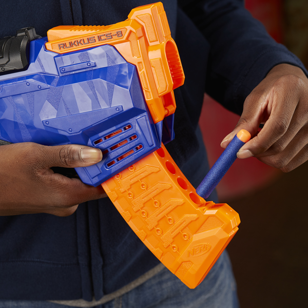 Бластер Hasbro Nerf N-Strike Elite Rukkus ICS 8 (E2654) - фото 8